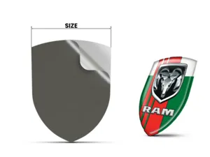 Dodge Pegatina Relieve Auto Limitada Estrella Alta Gama